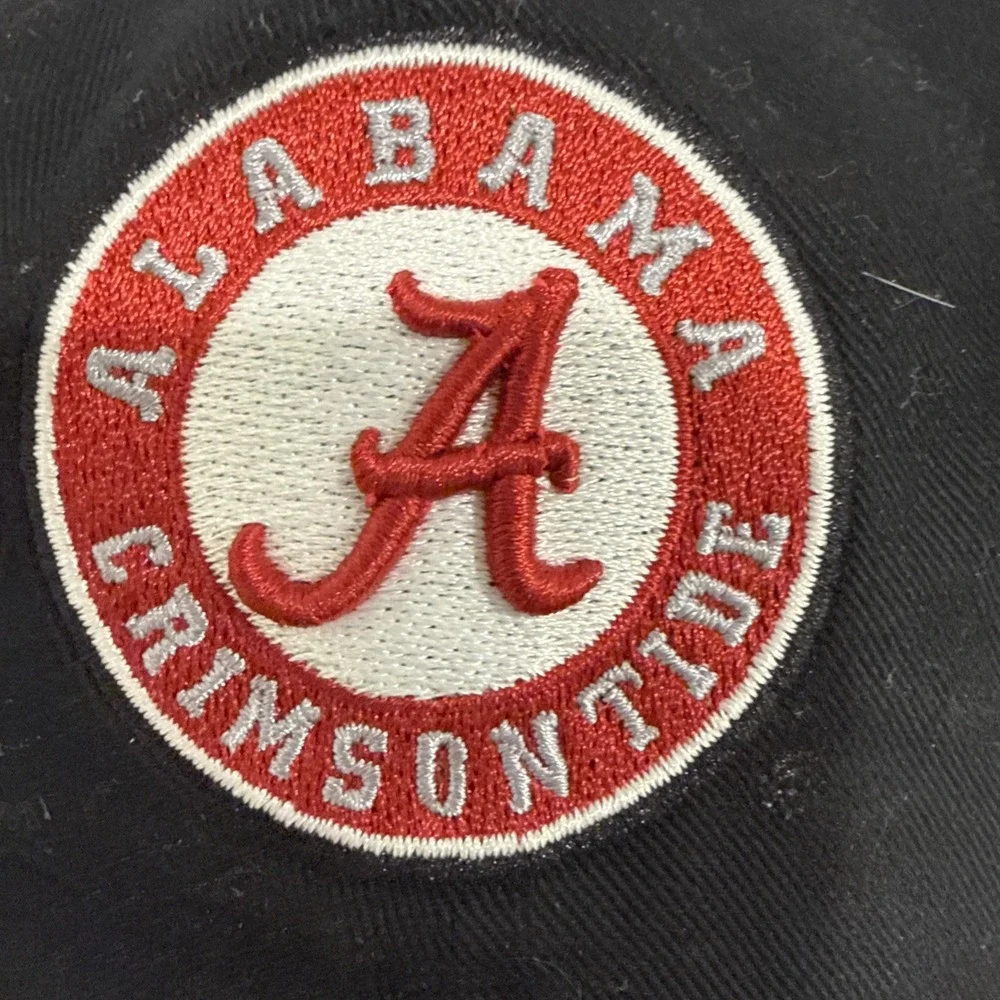 Alabama Crimson Tide 47 Brand Clean Up Hat Black Adjustable NCAA Cap oht